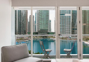 Lux Studio in JLT with Amazing View Next to the Metro - Dubai Arch tower